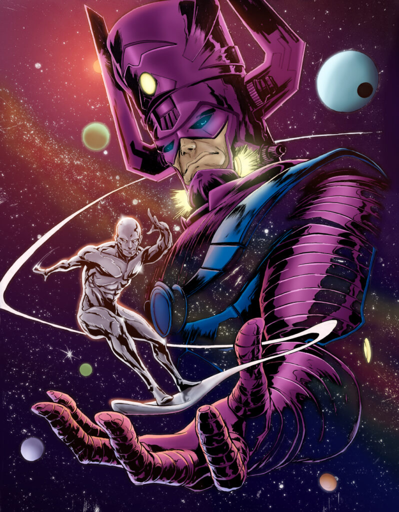 Galactus and Silver Surfer Commission